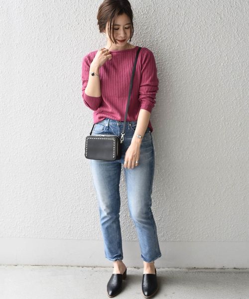 Khaju(カージュ)の「Khaju:2WAYカーディガン◇(カーディガン/ボレロ・レディース・ブラック/ベージュ/ピンク/グリーン/バイオレット・ONE SIZE)」の11枚目の写真