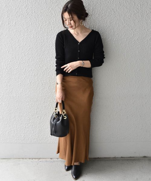 Khaju(カージュ)の「Khaju:2WAYカーディガン◇(カーディガン/ボレロ・レディース・ブラック/ベージュ/ピンク/グリーン/バイオレット・ONE SIZE)」の14枚目の写真