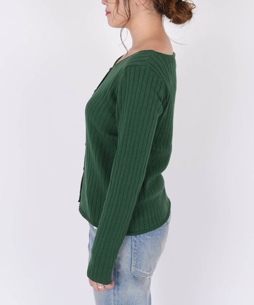 Khaju(カージュ)の「Khaju:2WAYカーディガン◇(カーディガン/ボレロ・レディース・ブラック/ベージュ/ピンク/グリーン/バイオレット・ONE SIZE)」の19枚目の写真