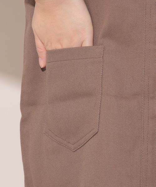 apres jour（アプレジュール）の「ワッペン付きジャンスカ【ZOZOTOWN限定アイテム】（ワンピース・レディース・オフホワイト/モカ・フリー）」の8枚目の写真