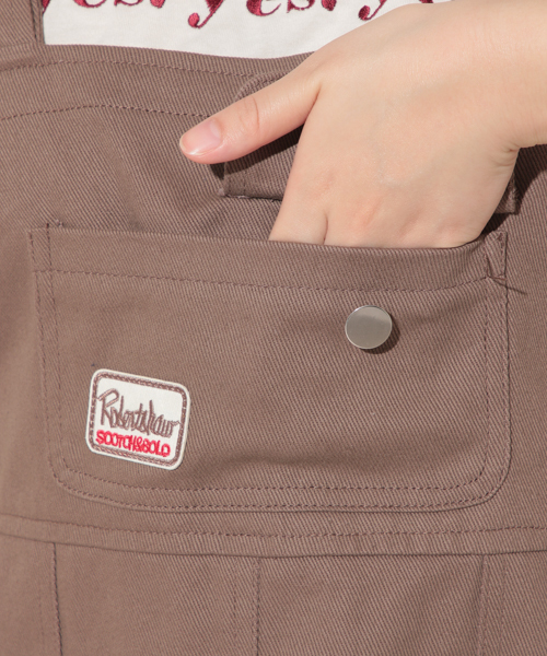 apres jour（アプレジュール）の「ワッペン付きジャンスカ【ZOZOTOWN限定アイテム】（ワンピース・レディース・オフホワイト/モカ・フリー）」の11枚目の写真