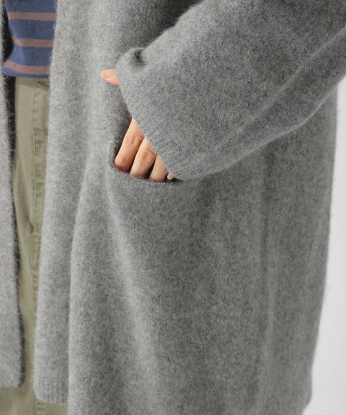 BAYFLOW（ベイフロー）の「ラクーンMIXキナガシカーディガン（カーディガン/ボレロ・レディース・ベージュ/グレー/ピンク・SMALL/MEDIUM）」の15枚目の写真