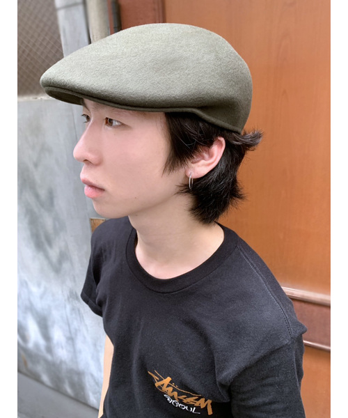 polcadot(ポルカドット)の「FELT HUNTING/フェルトハンチング(ハンチング/ベレー帽)」|カーキ