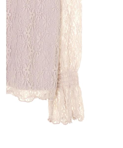 earth music&ecology（アースミュージックアンドエコロジー）の「長袖総レースシャーリングプルオーバー＊（Tシャツ/カットソー・レディース・ブラック/ブラウン/アイボリー/ラベンダー・S/M）」の15枚目の写真