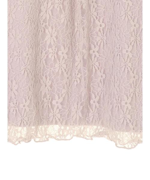 earth music&ecology（アースミュージックアンドエコロジー）の「長袖総レースシャーリングプルオーバー＊（Tシャツ/カットソー・レディース・ブラック/ブラウン/アイボリー/ラベンダー・S/M）」の16枚目の写真