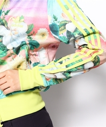 美品　adidas 花柄 ジャージ　ファームカンパニーコラボ adidas - adidas アディダス オリジナルス ファームコラボ 花柄