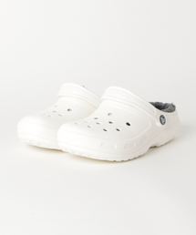 crocs(�N���b�N�X)��crocs �N���b�N�X Classic Lined Clog �N���V�b�N���C���h�N���b�O 203591-10M White/Grey(�T���_��)