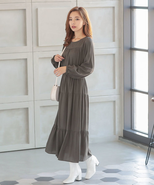 KOBE LETTUCE（コウベレタス）の「スクエアトゥ太ヒールミドルブーツ（ブーツ・レディース・ブラック/ブラウン/アイボリー/グレイッシュベージュ/パイソン・LL/S/L/M）」の16枚目の写真