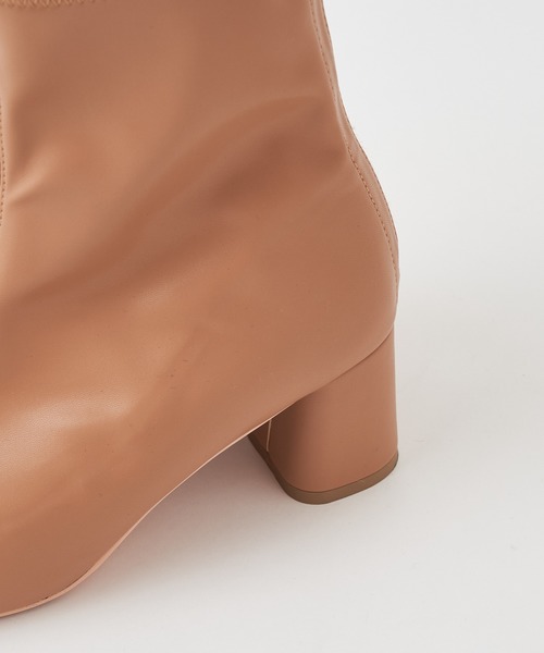 mystic（ミスティック）の「ストレッチショートブーツ（ブーツ・レディース・ブラック/アイボリー/ベージュ・38/36/37）」の18枚目の写真