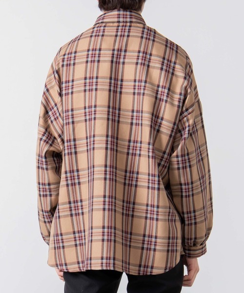 WEGO(ウィゴー)の「WEGO/TRチェックビッグシルエットシャツ/シャツジャケット(シャツ/ブラウス・メンズ・その他1/その他2/その他3・MEDIUM/LARGE)」の9枚目の写真