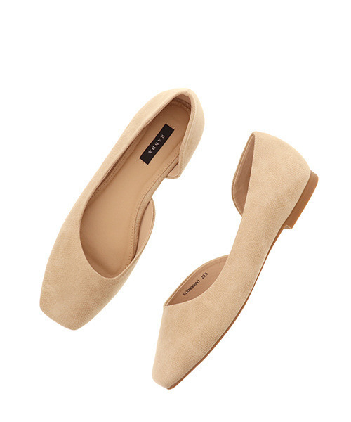 RANDA（ランダ）の「サイドオープンフラットパンプス（パンプス・レディース・ブロンズ/ブラック/ベージュ・23/23.5/22.5/25.5/22/25/24/24.5）」の11枚目の写真