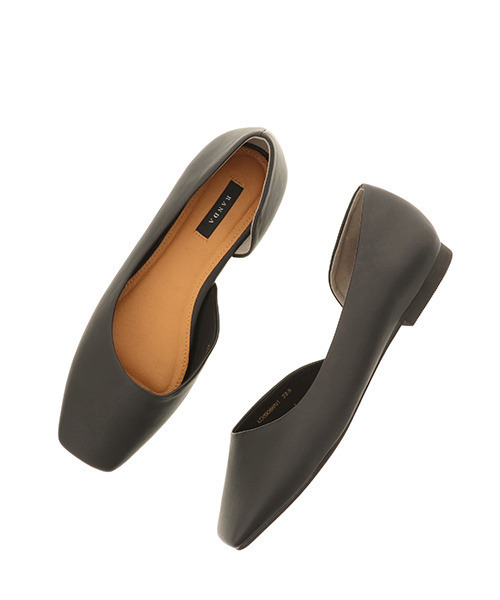 RANDA（ランダ）の「サイドオープンフラットパンプス（パンプス・レディース・ブロンズ/ブラック/ベージュ・23/23.5/22.5/25.5/22/25/24/24.5）」の12枚目の写真