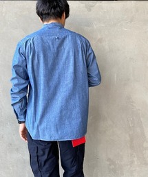 DANTON（ダントン）の「[DANTON/ダントン] バンドカラーシャンブレー