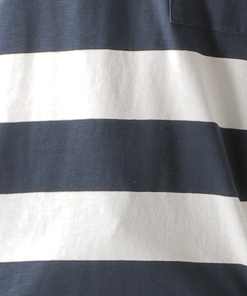 BAYFLOW（ベイフロー）の「フトボーダーL/S TEE（Tシャツ/カットソー・メンズ・ネイビー/サックスブルー/マスタード・MEDIUM/LARGE）」の22枚目の写真