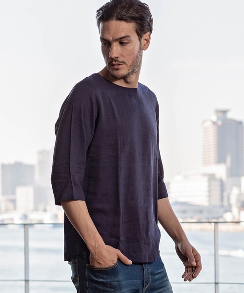 セール トップス 五分袖プルオーバーシャツ Tシャツ カットソー Kagafuri Kagafuri Kamakura カガフリカマクラ のファッション