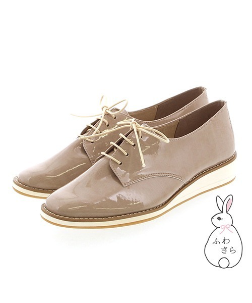 JELLY BEANS（ジェリービーンズ）の「【MORE9月号掲載】レースupマニッシュシューズ<ふわさら>(123-12165)JELLY BEANS(ジェリービーンズ)（ドレスシューズ・レディース・ベージュ/ホワイト/ブラック・S/M/L/LL/SS）」の12枚目の写真