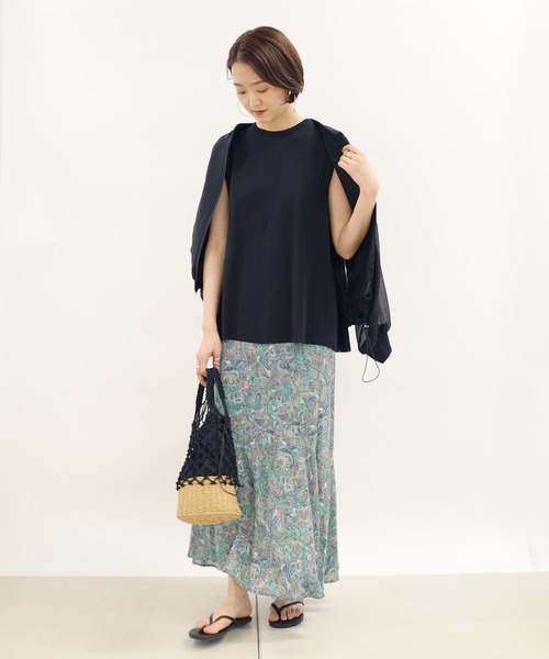 DouDou（ドゥドゥ）の「タックプルオーバー（ニット/セーター・レディース・ライトグレー/ブラック/パープル・FREE）」の5枚目の写真