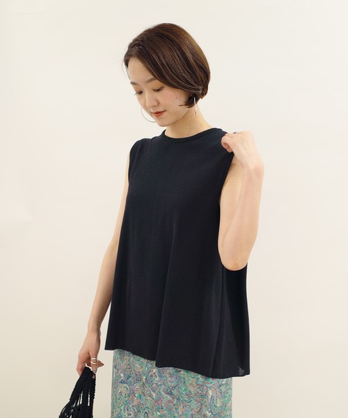 DouDou（ドゥドゥ）の「タックプルオーバー（ニット/セーター・レディース・ライトグレー/ブラック/パープル・FREE）」の13枚目の写真