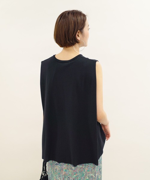 DouDou（ドゥドゥ）の「タックプルオーバー（ニット/セーター・レディース・ライトグレー/ブラック/パープル・FREE）」の14枚目の写真