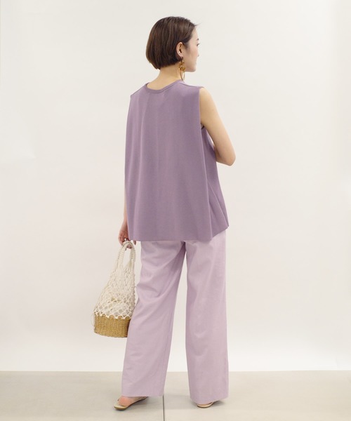 DouDou（ドゥドゥ）の「タックプルオーバー（ニット/セーター・レディース・ライトグレー/ブラック/パープル・FREE）」の19枚目の写真