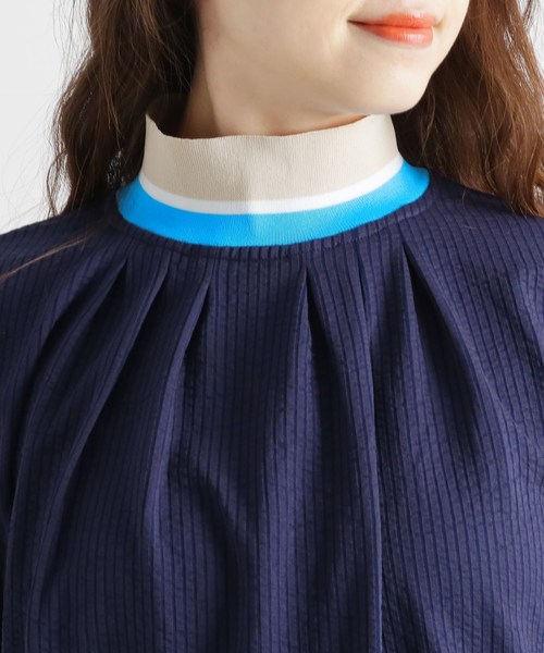 Champion(チャンピオン)の「Champion リブハイネックフレアワンピース(ワンピース・レディース・ベージュ/ネイビー・02)」の9枚目の写真