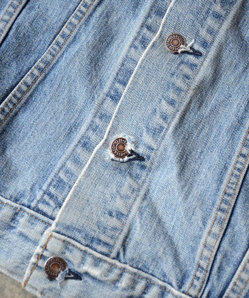 Levi's（リーバイス）の「【ヴィンテージ古着】70's～ Levi's/リーバイス 70505 デニムジャケット クラッシュ！（デニムジャケット・メンズ・ブルー・MEDIUM）」の8枚目の写真