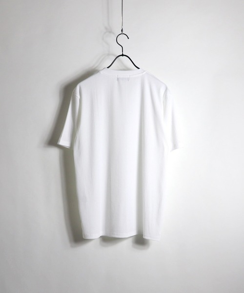 Confirm(コンファーム)の「Confirm / コンファーム ランダムテレコVネックTシャツ(Tシャツ/カットソー・メンズ・ネイビー/ブラック/ホワイト/グレー/ピンク・L/M/XL)」の16枚目の写真
