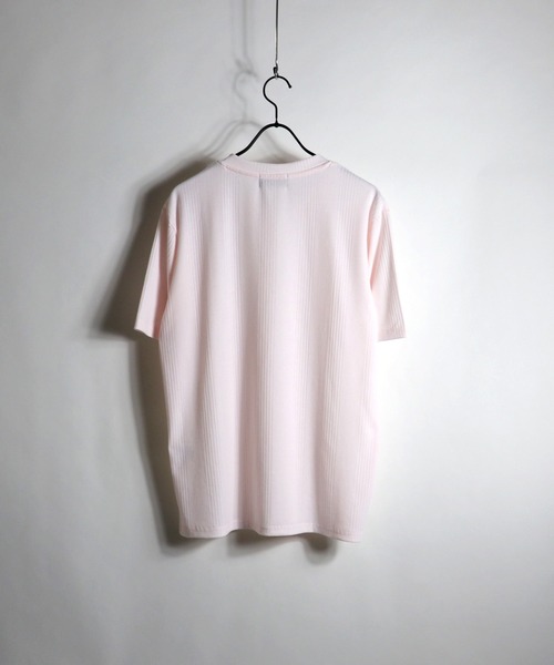 Confirm(コンファーム)の「Confirm / コンファーム ランダムテレコVネックTシャツ(Tシャツ/カットソー・メンズ・ネイビー/ブラック/ホワイト/グレー/ピンク・L/M/XL)」の9枚目の写真