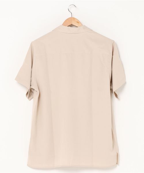 ARCADE（アーケード）の「ポリトロ リラックス オープンカラー 半袖シャツ（シャツ/ブラウス・メンズ・グリーン/ホワイト/ブラック/オレンジ・LL/L/M）」の5枚目の写真