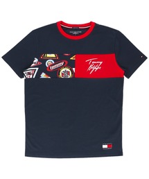 TOMMY HILFIGER メンズ CCN SS TEE PRINT Tシャツ 5330-1788