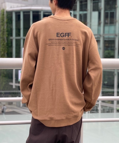 PBLIM(ページボーイリム)の「【PAGEBOYLIM】クルーロゴスウェット(スウェット・レディース・ベージュ/ブラック・X-LARGE/MEDIUM)」の1枚目の写真