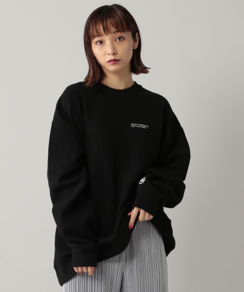 PBLIM(ページボーイリム)の「【PAGEBOYLIM】クルーロゴスウェット(スウェット・レディース・ベージュ/ブラック・X-LARGE/MEDIUM)」の5枚目の写真