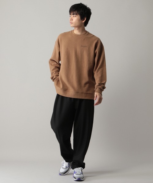 PBLIM(ページボーイリム)の「【PAGEBOYLIM】クルーロゴスウェット(スウェット・レディース・ベージュ/ブラック・X-LARGE/MEDIUM)」の6枚目の写真