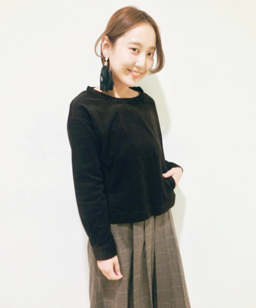 Kastane（カスタネ）の「【Kastane】コーデュロイシャツプルオーバー（シャツ/ブラウス・レディース・オフホワイト/グリーン/ネイビー/ブラウン・FREE）」の3枚目の写真