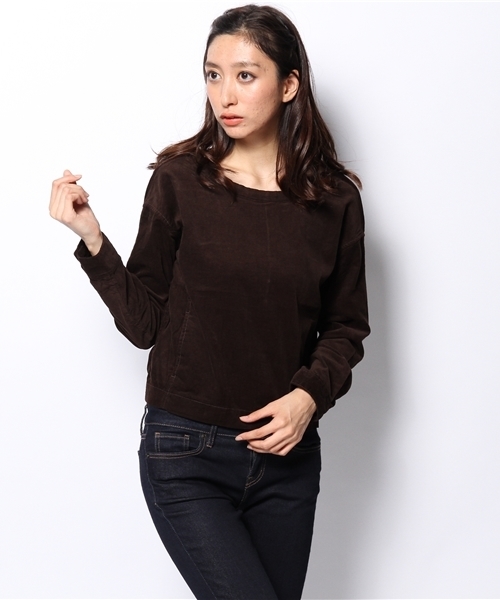 Kastane（カスタネ）の「【Kastane】コーデュロイシャツプルオーバー（シャツ/ブラウス・レディース・オフホワイト/グリーン/ネイビー/ブラウン・FREE）」の13枚目の写真