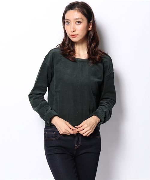 Kastane（カスタネ）の「【Kastane】コーデュロイシャツプルオーバー（シャツ/ブラウス・レディース・オフホワイト/グリーン/ネイビー/ブラウン・FREE）」の14枚目の写真