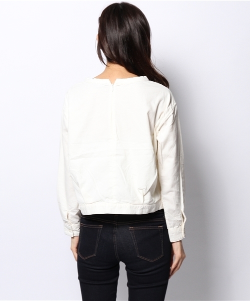 Kastane（カスタネ）の「【Kastane】コーデュロイシャツプルオーバー（シャツ/ブラウス・レディース・オフホワイト/グリーン/ネイビー/ブラウン・FREE）」の7枚目の写真