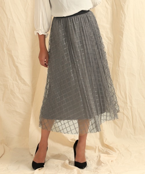 セール チェックチュールスカート スカート Alluge アルージュ のファッション通販 Zozotown