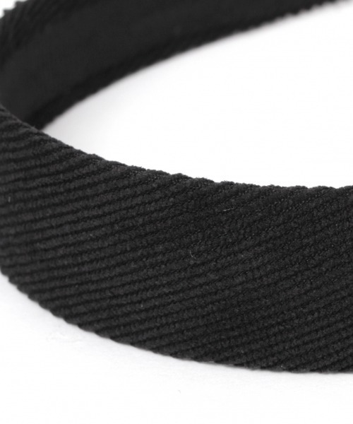 GLOBAL WORK（グローバルワーク）の「コーデュロイカチューシャ/917419（カチューシャ・レディース・ブラック/オフホワイト/グレー・FREE）」の4枚目の写真