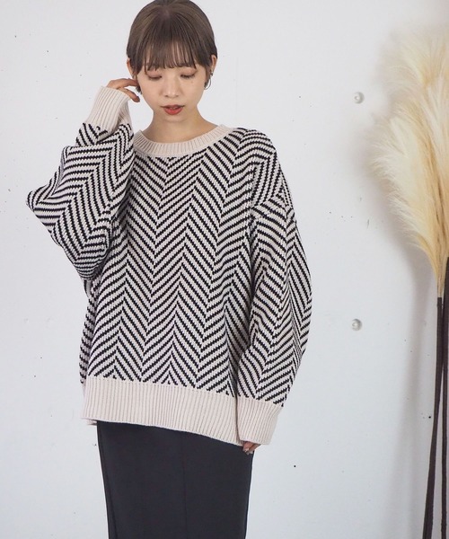 tiptop（ティップトップ）の「前後2wayニットカーディガン（カーディガン/ボレロ・レディース・アイボリー/グレイッシュベージュ/パープル/ブルー/ダークブルー/A/B/C/ライトベージュ/キナリ/グレー/グリーン系その他/ブルー系その他/グリーン/ピンク/ライトグレー・FREE）」の14枚目の写真