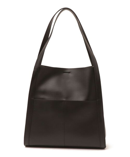 SHIPS（シップス）の「フェイクレザーサイドポケットデザインバッグ◇（トートバッグ・レディース・ライトグレー/ブラック/ダークブラウン/ピンク・ONE SIZE）」の10枚目の写真