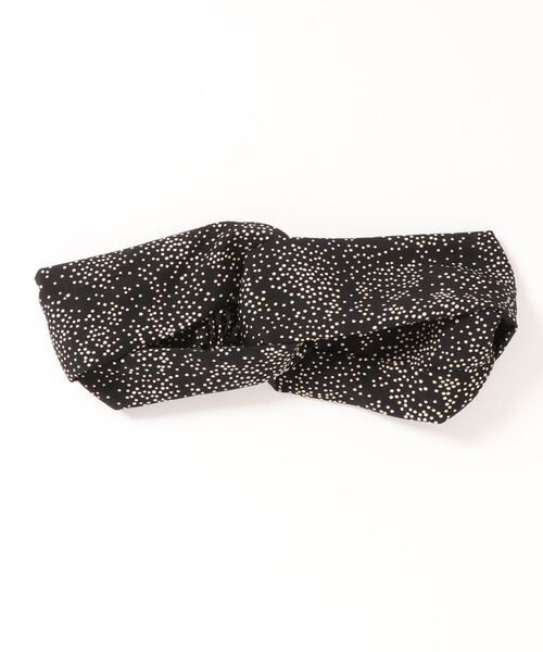 salle de bal（サルデバル）の「ドットターバン　･･ SPI（ヘアバンド・レディース・オレンジ/アイボリー/ブラック・FREE）」の2枚目の写真