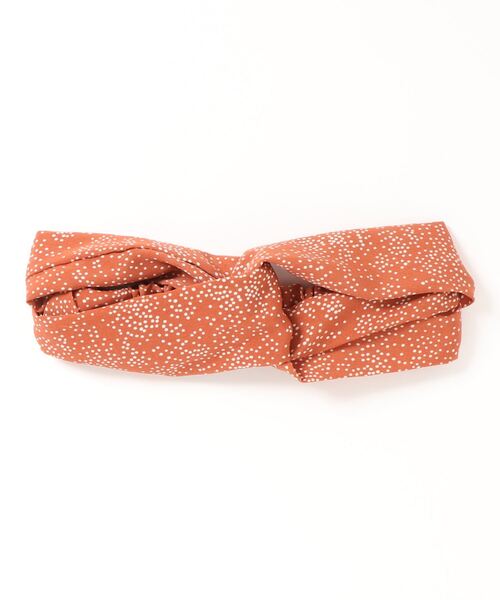 salle de bal（サルデバル）の「ドットターバン　･･ SPI（ヘアバンド・レディース・オレンジ/アイボリー/ブラック・FREE）」の13枚目の写真