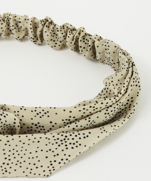salle de bal（サルデバル）の「ドットターバン　･･ SPI（ヘアバンド・レディース・オレンジ/アイボリー/ブラック・FREE）」の17枚目の写真