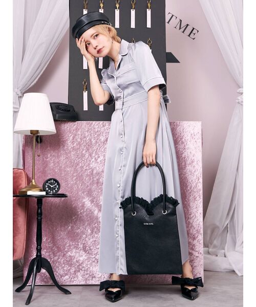 EATME（イートミー）の「オープンカラーマキシワンピース