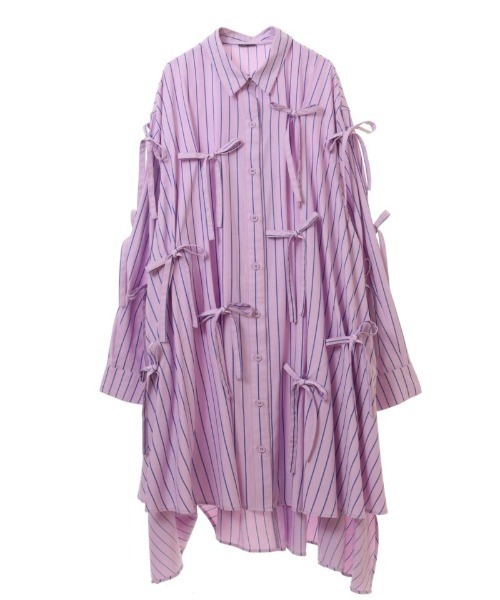 売れ筋一番人気 ワンピース ワンピース Stripper Stripper キャンディストリッパー のファッション Candy Shirt With Ribbon Ribbon Candy