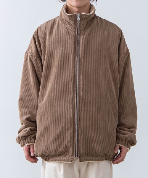 WEGO(ウィゴー)の「WEGO/リバーシブルコーデュロイボアブルゾン(ブルゾン・メンズ・ブラウン/アイボリー・MEDIUM/LARGE)」の11枚目の写真