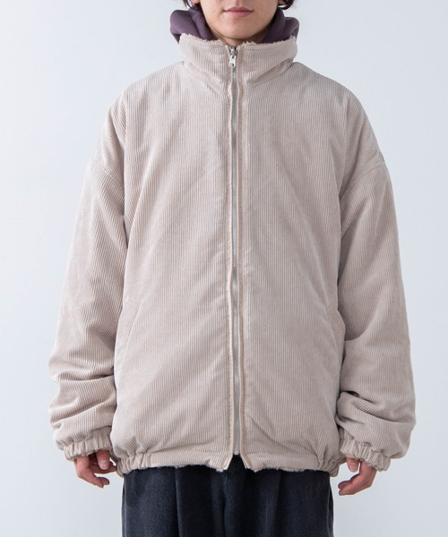 WEGO(ウィゴー)の「WEGO/リバーシブルコーデュロイボアブルゾン(ブルゾン・メンズ・ブラウン/アイボリー・MEDIUM/LARGE)」の9枚目の写真