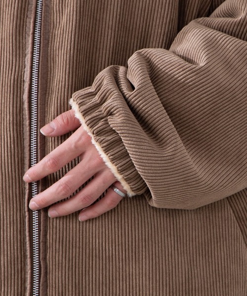 WEGO(ウィゴー)の「WEGO/リバーシブルコーデュロイボアブルゾン(ブルゾン・メンズ・ブラウン/アイボリー・MEDIUM/LARGE)」の18枚目の写真