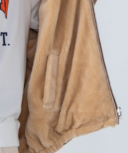 WEGO(ウィゴー)の「WEGO/リバーシブルコーデュロイボアブルゾン(ブルゾン・メンズ・ブラウン/アイボリー・MEDIUM/LARGE)」の20枚目の写真